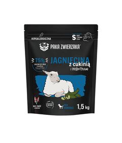 PAKA ZWIERZAKA Lamb with zucchini S - dry dog food - 1,5kg