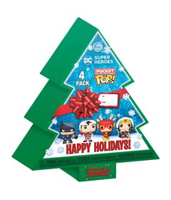 FUNKO Pocket POP pack 4 figures DC Comics Happy Holidays