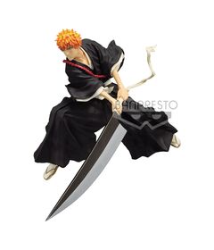 BANPRESTO Bleach Soul Entered Model Ichigo Kurosaki figure 13cm