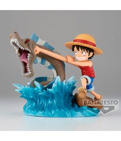 BANPRESTO One Piece Log Stories Monkey D Luffy vs Local Sea figure 7cm
