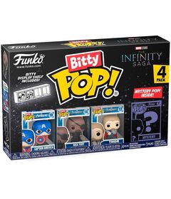 FUNKO Blister 4 figures Bitty POP Marvel The Infinity Saga Captain America