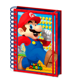 PYRAMID Nintendo Super Mario A5 wiro notebook