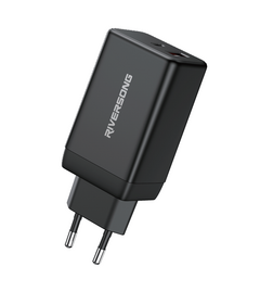 Riversong Travel Adapter PowerKub G65 Pro Dual USB Black