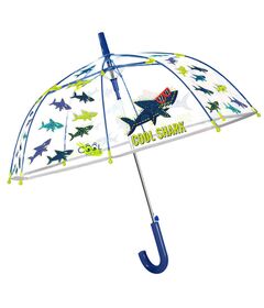 PERLETTI Cool Shark transparent automatic umbrella 45cm