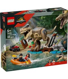 76975 Jurassic World Fuga sul Fiume dal T.Rex