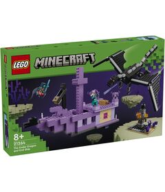 21264 Minecraft L'Enderdrago e la Nave dell'End