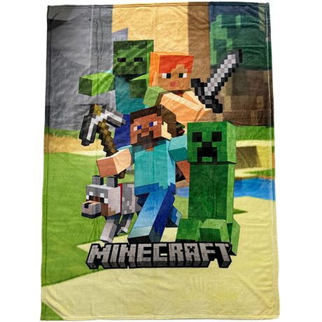 Coperta in Pile Minecraft Characters 130x180cm