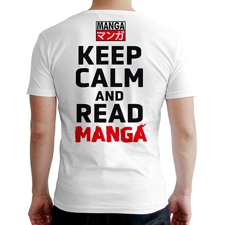 T-Shirt Keep Calm Read Manga L TGGTEX016-L