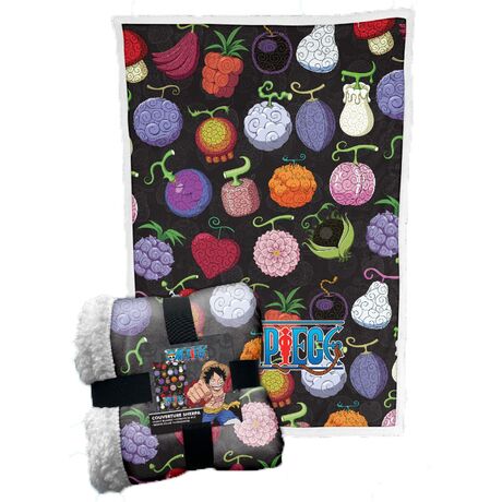 Coperta Sherpa One Piece Devil Fruits