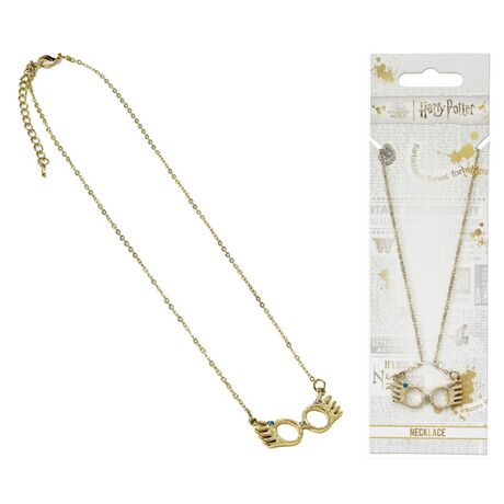Collana Harry Potter Occhiali di Luna Lovegood Gold