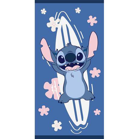 Telo Mare Poliestere Disney Stitch Surf 70x140cm