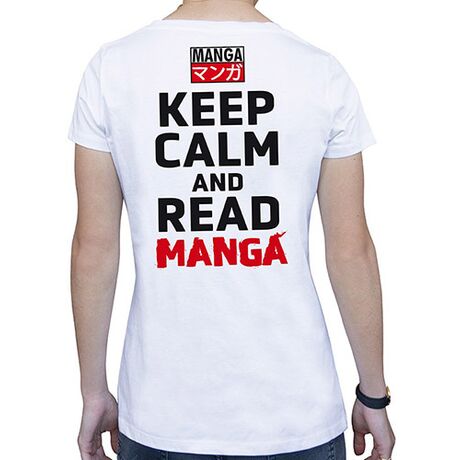 T-Shirt Keep Calm Read Manga Donna L TGGTEX017-L
