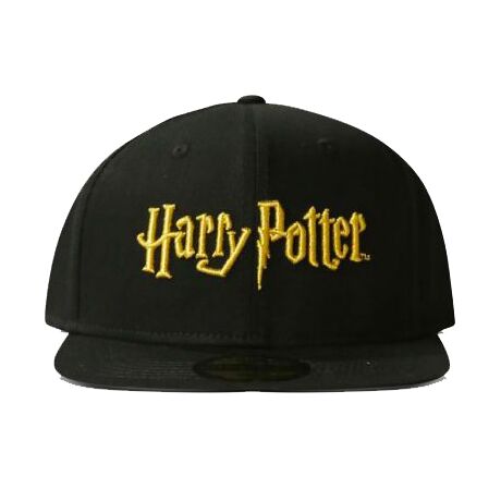 Cap Harry Potter Black Golden Logo