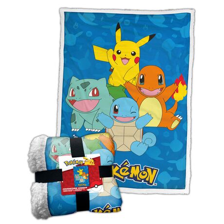 Coperta Sherpa Pokemon Happy Crew