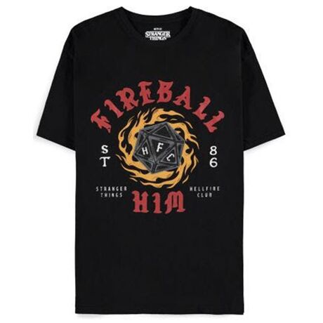 T-Shirt Stranger Things Hellfire Club Fireball Him L TS265115STT-L