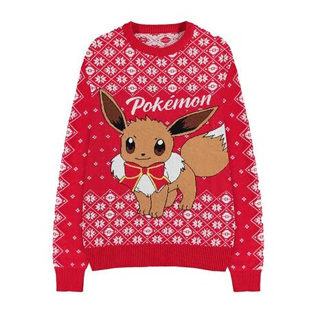 Maglione Natale Pokemon Eevee Red L KW528133POK-L