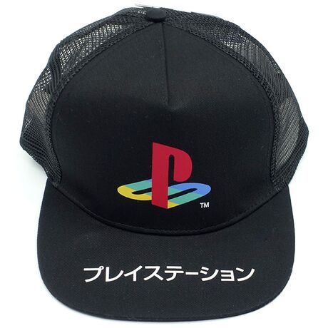 Cap PlayStation Katakana Logo Black 52cm