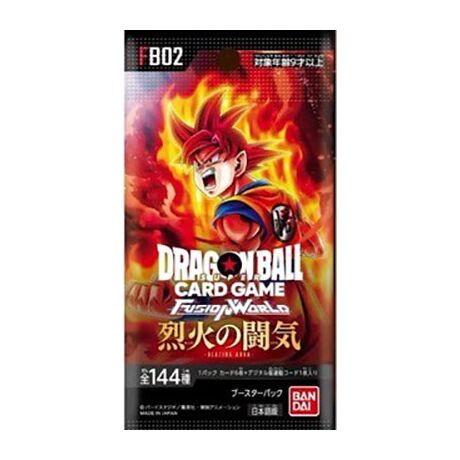 Dragon Ball Super Card Fusion World FB02 JAP 1 Busta