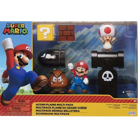 Super Mario Acorn Plains Diorama Set 5pz
