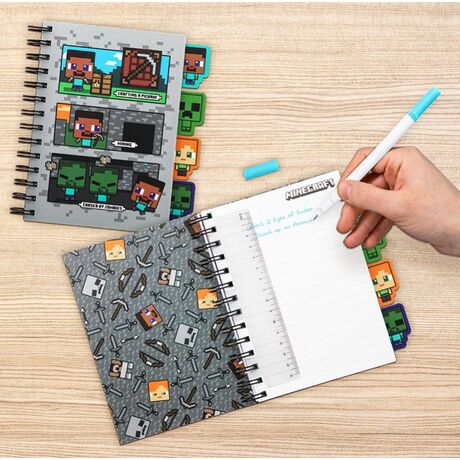 Paladone Quaderno con Divisori Minecraft