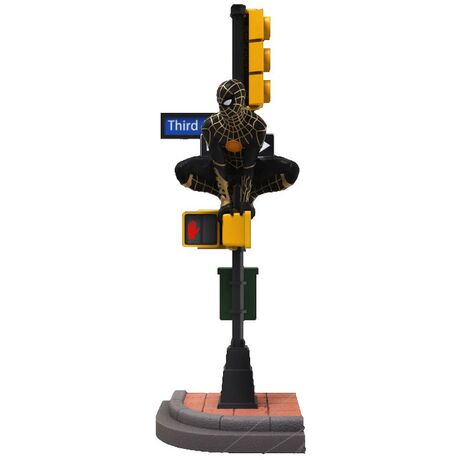 Spider-Man D-Stage Black & Gold Suit 82163