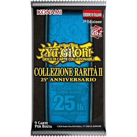 YUGI Collezione Rarita' II 25th Anniversario 1 Busta YU18403-I