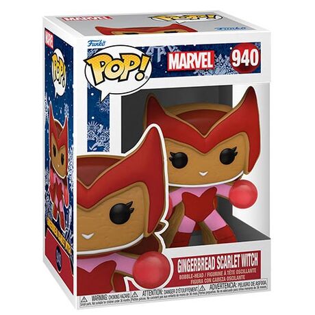FUNKO POP Holiday Gingerbread Marvel Scarlet Witch 940 57129
