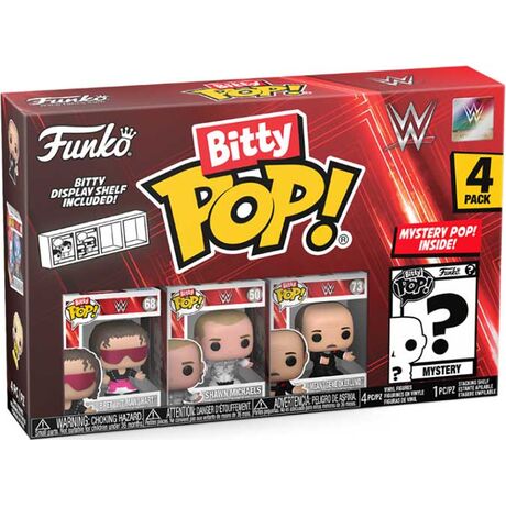 FUNKO BITTY POP 4 Pack WWE Bret Hart 75461