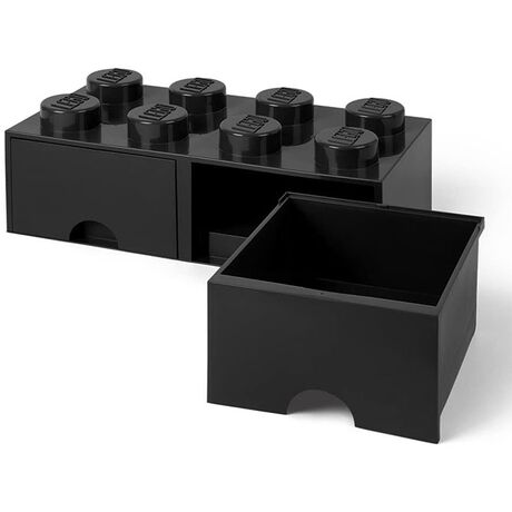 LEGO Brick Drawer 8 Black Container RCL 40061733