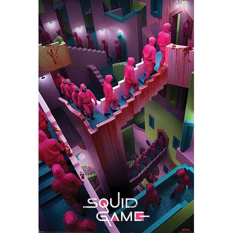 Maxi Poster Squid Game Crazy Stairs PP35008