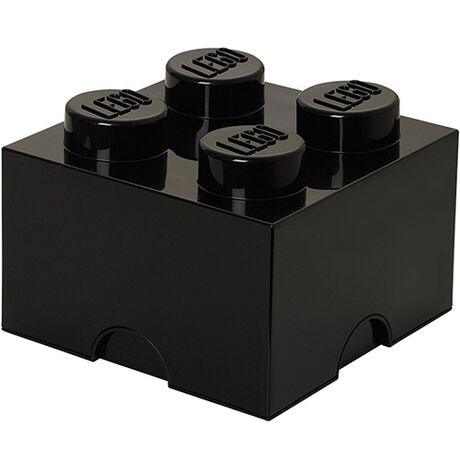 LEGO Brick 4 Black Container RCL SB4 BK