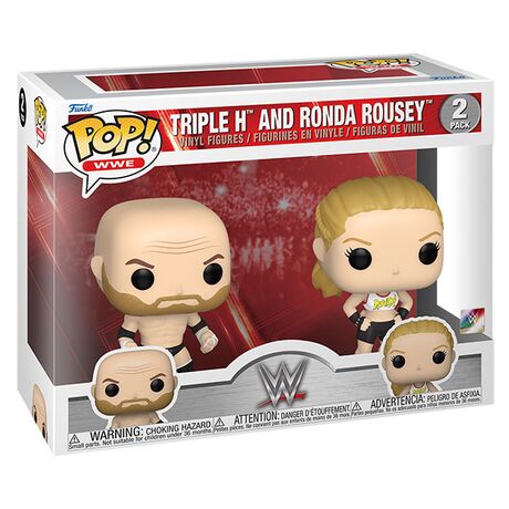 FUNKO POPS WWE Triple H and Ronda Rousey 2 Pack 70621