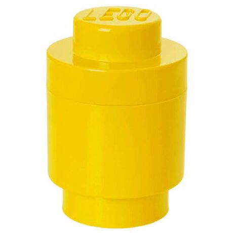 Contenitore LEGO Brick 1 Tondo Giallo RCL SB1R YL
