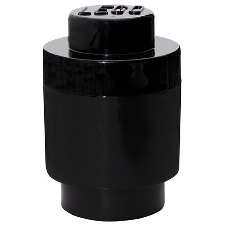 Contenitore LEGO Brick 1 Tondo Nero RCL SB1R BK