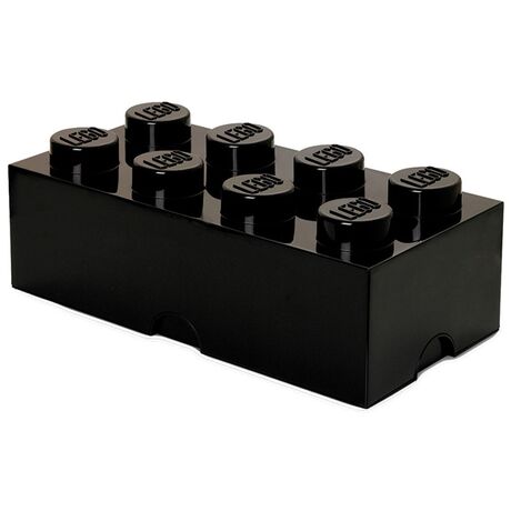 LEGO Brick 8 Black Container RCL SB8 BK