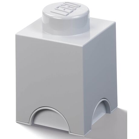 Contenitore LEGO Brick 1 Grigio RCL 40011740