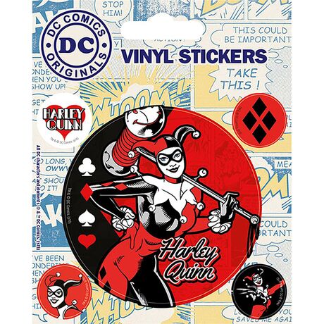Harley Quinn Retro Stickers PS7274