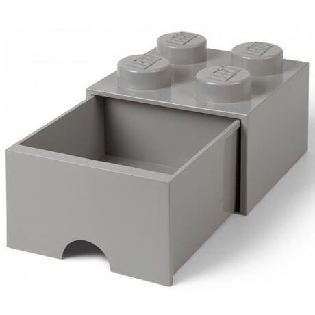 LEGO Brick 4 Drawer Gray Container RCL BD4 GY