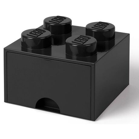 Contenitore LEGO Brick 4 Cassetto Nero RCL 40051733