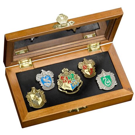 Harry Potter Houses Collection 5 Pins + Hogwarts NN7374