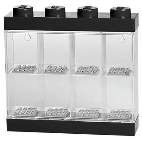 LEGO Minifigure Display 8 Slots Black RCL MDC8 BK
