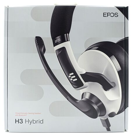 EPOS Cuffie con Microfono H3 Hybrid White