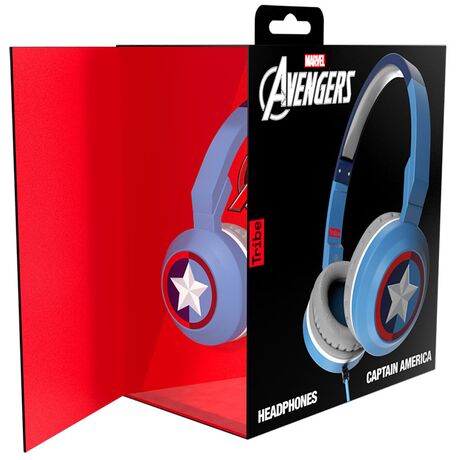 TRIBE Cuffie con Microfono Captain America