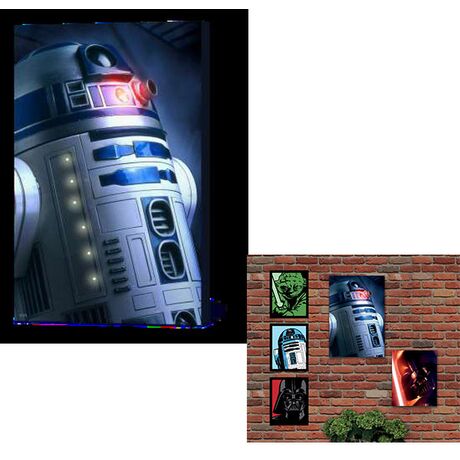 Star Wars - R2-D2 Light-Up Canvas DIVBLW002