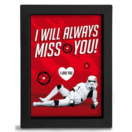 Star Wars Stormtrooper "I Will Always Miss You" Canvas TGGKRA114