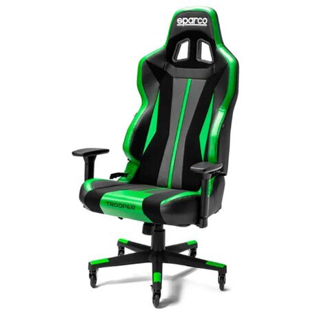 SPARCO Sedia Gaming Trooper Nera e Verde