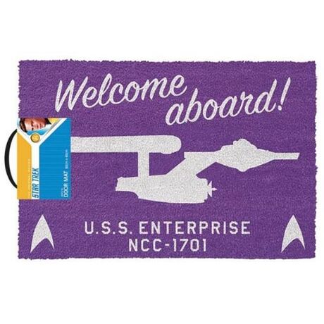 Star Trek Welcome Aboard! U.S.S. Enterprise Doormat GP85396