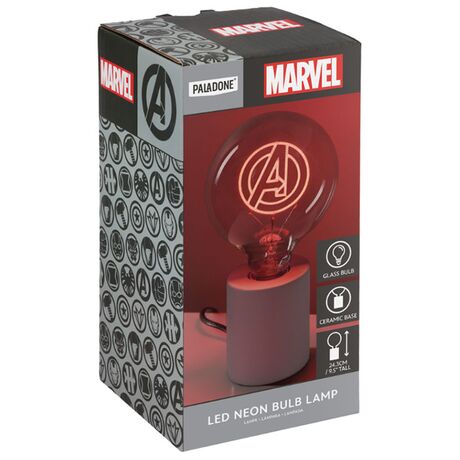 Paladone - Marvel: Avengers Logo Neon Bulb Lamp