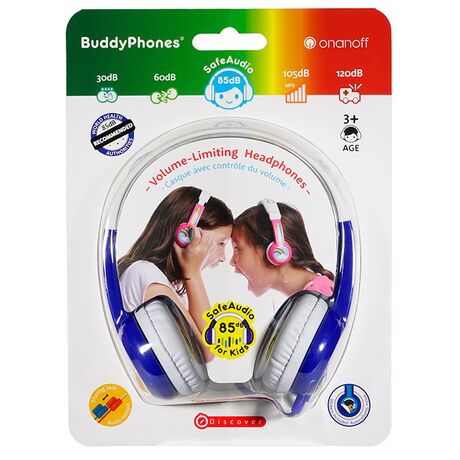 BUDDYPHONES Cuffie Discover Blu