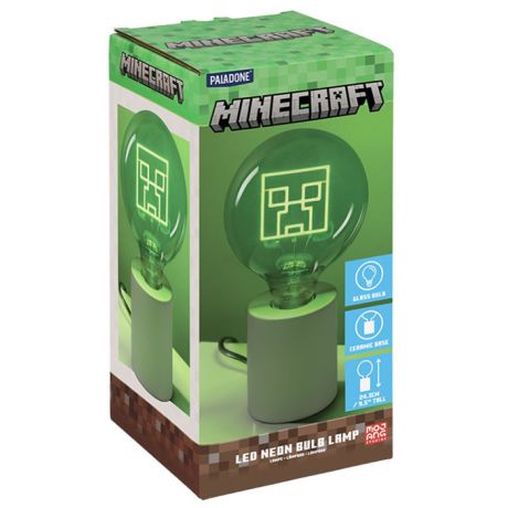 Paladone - Minecraft: Creeper Neon Bulb Lamp